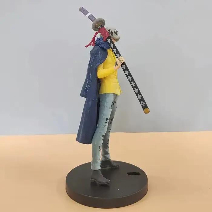Figurine Anime One Piece Luffy Law de 16 cm, figurine PVC en position debout, modèle PVC, jouet de collection, cadeau pour enfants