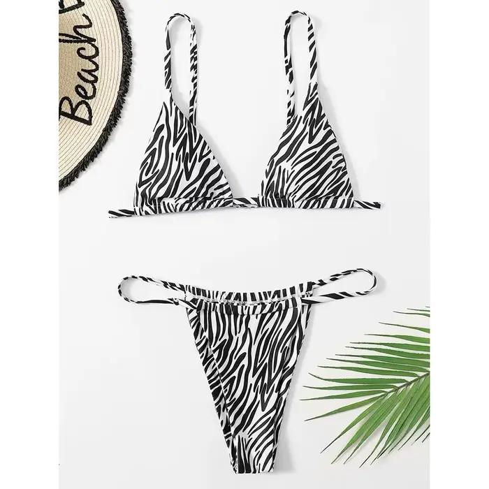 Bikini zèbre sexy 2026