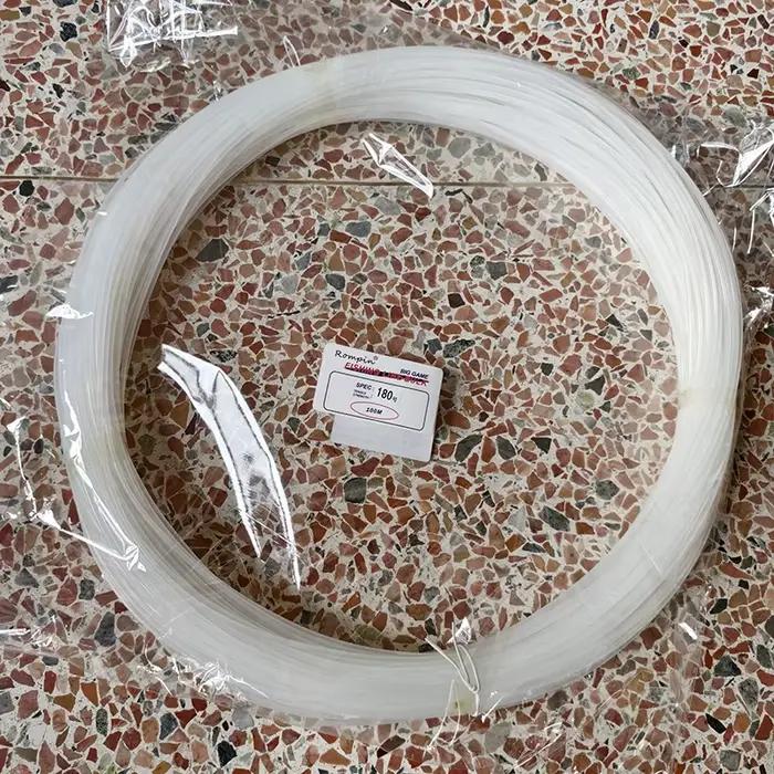 Rompin-Ligne de pêche de grande taille, 100m, fibre optique extra transparente, en nylon, pour bateau de mer, diamètre 2mm, 2.5mm, 3mm, équipement