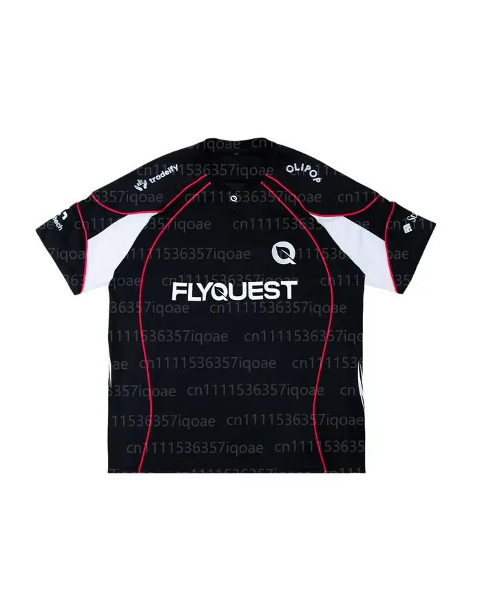 T-shirt d'entraînement E-sports FlyQuest 2026 REGEN Jersey – Cadeau idéal pour les fans (hommes et femmes) – Respirant, tendance, grande taille, personnalisable