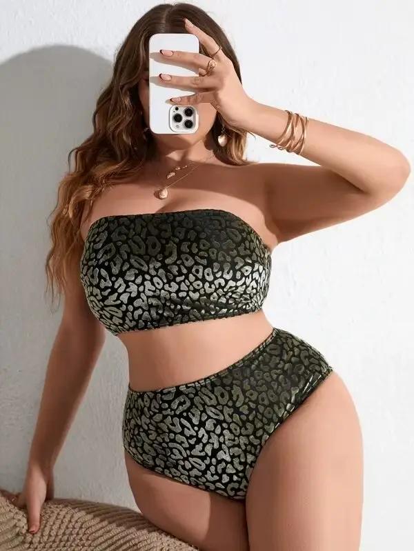 0XL-4XL nouveau Bikini léopard grande taille