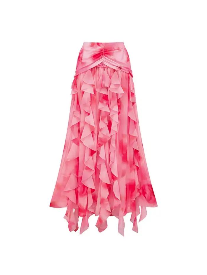 Maillot de bain à fleurs roses
