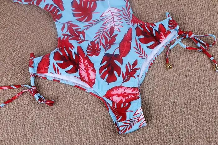 Maillot de bain une pièce extensible pour femmes