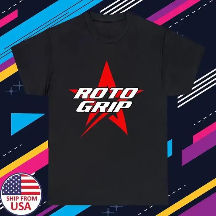 T-shirt Roto Grip Bowling pour hommes, noir, taille S 5Xl