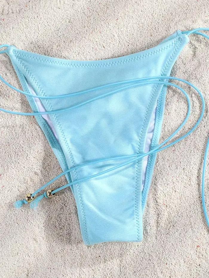 Maillot de bain triangle 2026 bleu clair