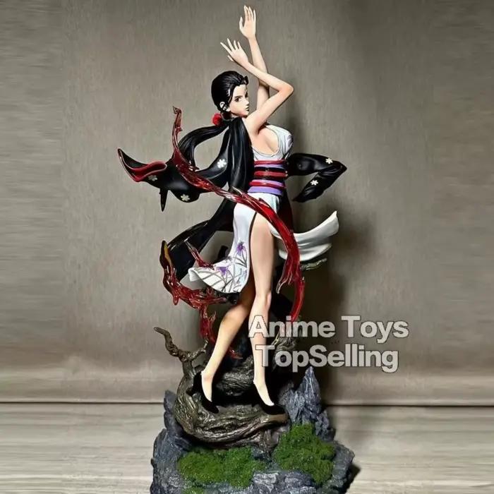 Figurine d'action Anime One Piece, figurine Robin, démon Robin, jouets en PVC, modèle de statue, jouets de collection, cadeaux, 38 cm/15 pouces