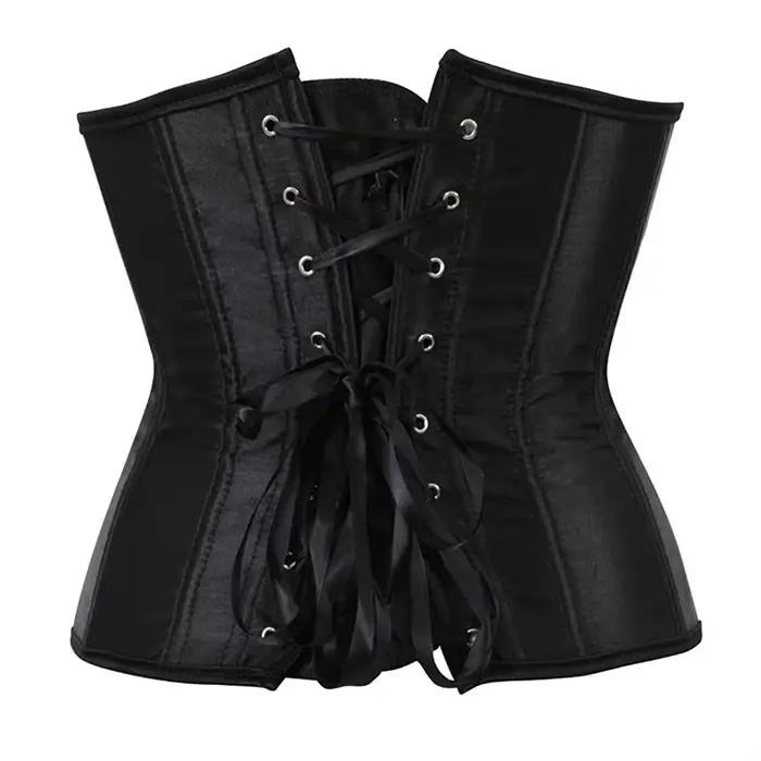 Corset sous le buste pour femmes, Bustier Sexy, amincissant, forme d'entraînement, ceintures d'entraînement, Cummerbunds, à lacets, Lingerie, grande taille