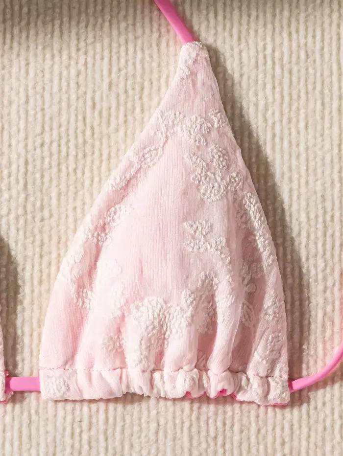 Maillot de bain deux pièces en dentelle pour femmes