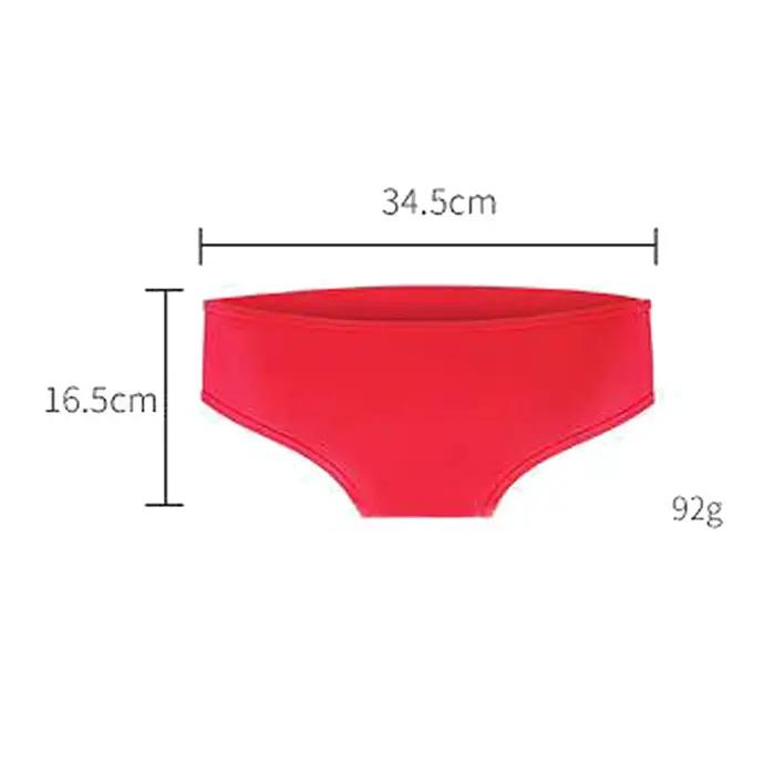 Maillot de bain bikini pour femme en silicone, pantalon de plage