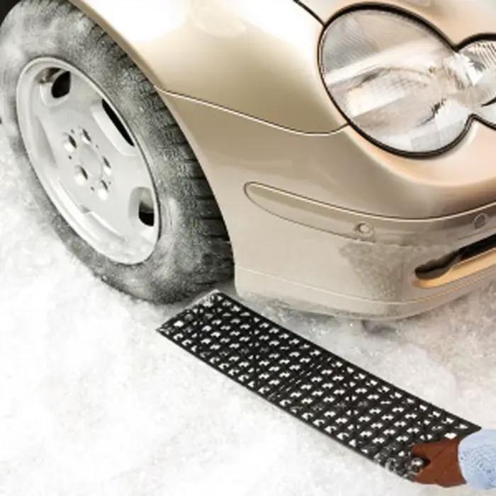 Polymères de traction tous temps pour auto-pathie, aide à la préhension, voiture, camion, évasion tout-terrain, véhicule débloqué, neige, glace, boue, sable, 1 paire