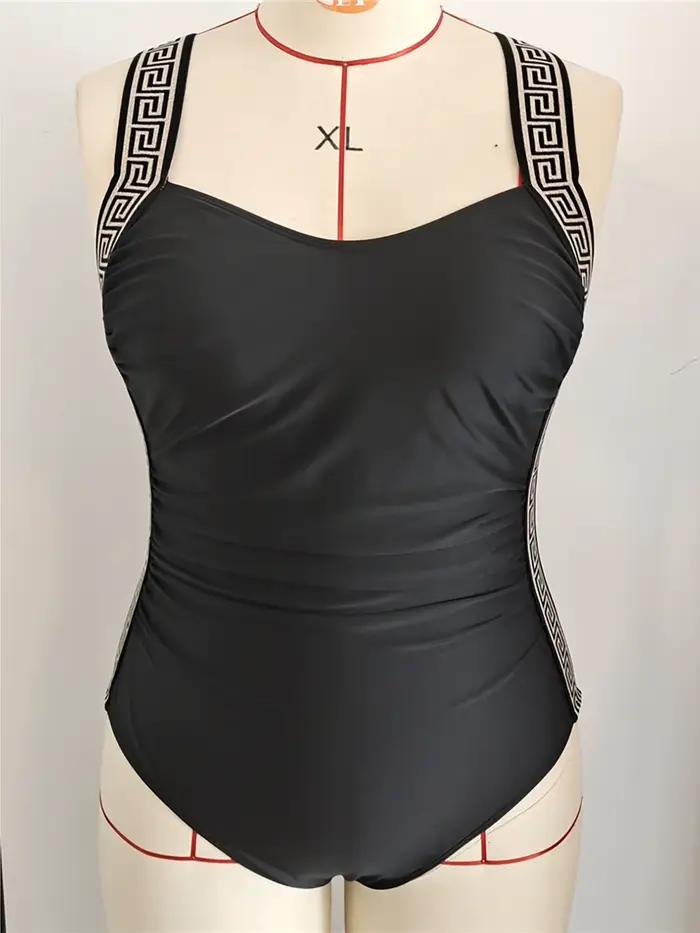 Maillot de bain une pièce femme patchwork sans dos polyester élasthanne printemps été automne hiver occassions spéciales