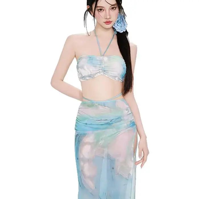 Maillot de bain fendu pour femmes