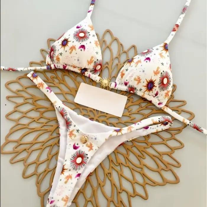 Nouvel ensemble bikini sexy pour femme 2026 – Maillot de bain brésilien string pour vacances à la plage