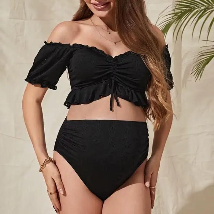 Maillot bain maternité taille haute