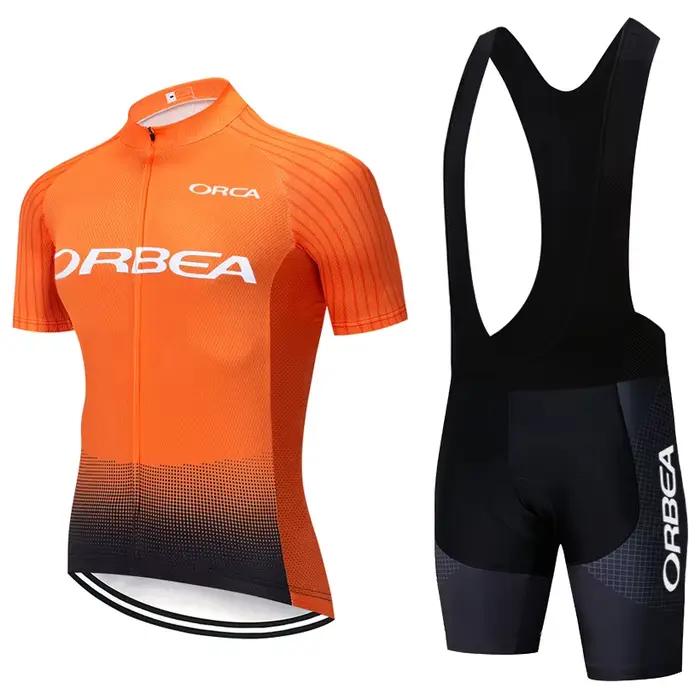 Nouveau ORBEA ORCA maillot de cyclisme vélo Shorts ensemble hommes femmes séchage rapide Ropa Ciclismo 4 poches été Pro vélo T-Shirt vêtements