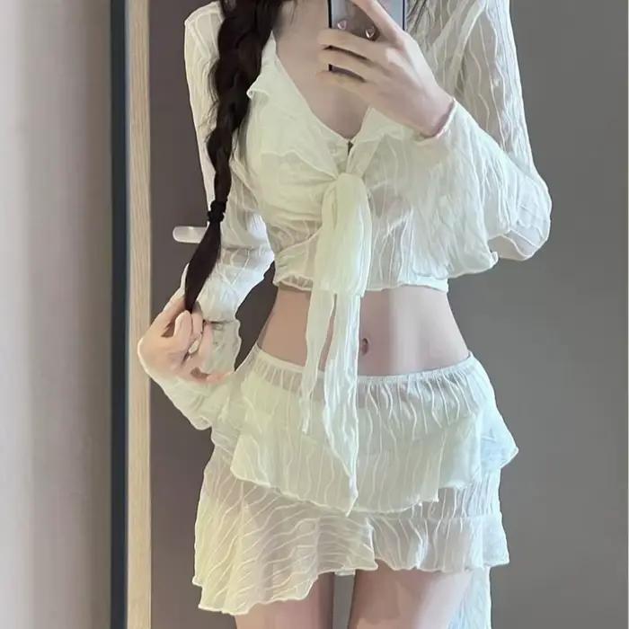 Maillot de bain femme, bikini amincissant et couvrant le ventre