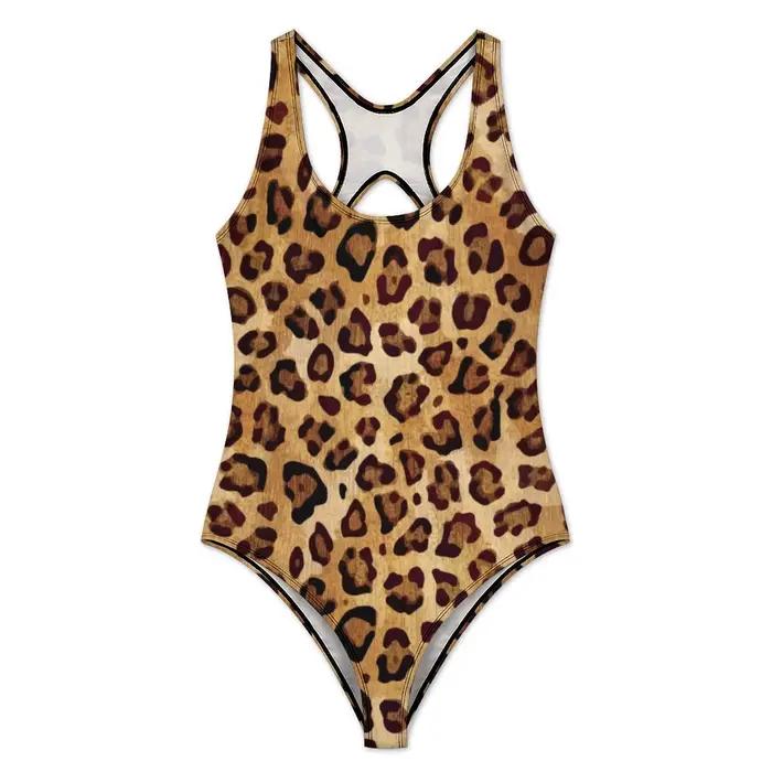 Maillot de bain imprimé léopard