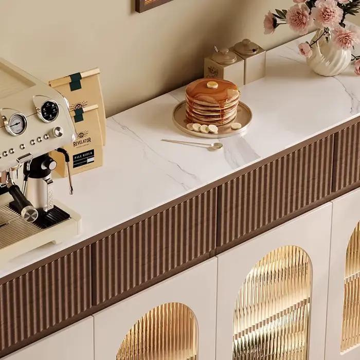 Armoires de salon modernes et tendance, esthétique française, élégantes et simples, Meuble de rangement nordique pour la maison