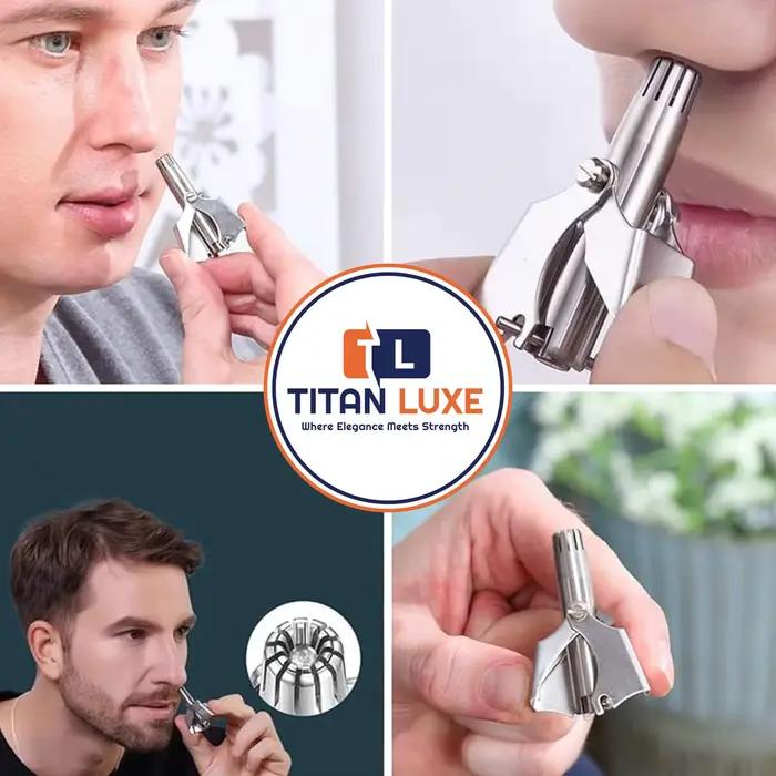 Tondeuse à cheveux d'oreille et de nez tondeuse à cheveux indolore pour hommes femmes tondeuse manuelle avec lavage des mains étanche nettoyage facile
