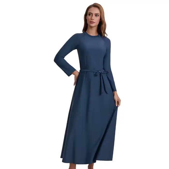 Maillots de bain islamiques à manches longues pour femmes musulmanes modestes 3 pièces | Maillot