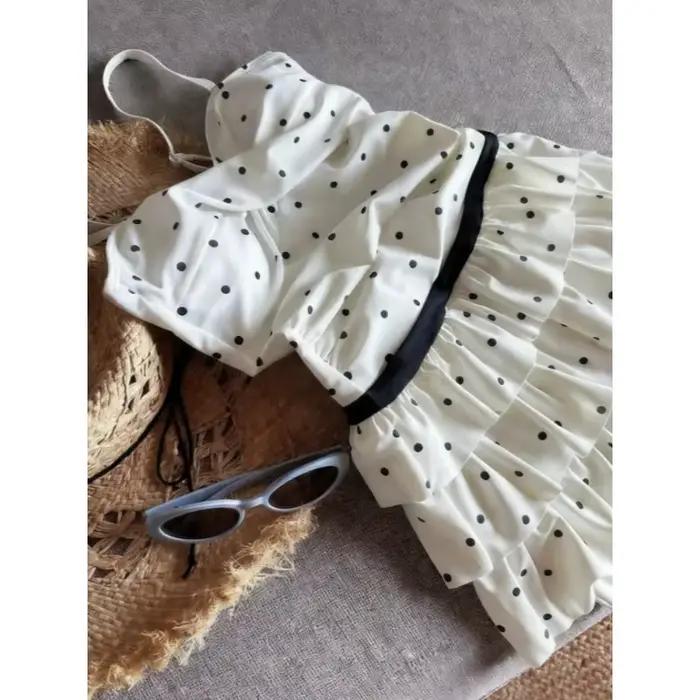 Maillot de bain à pois pour femme