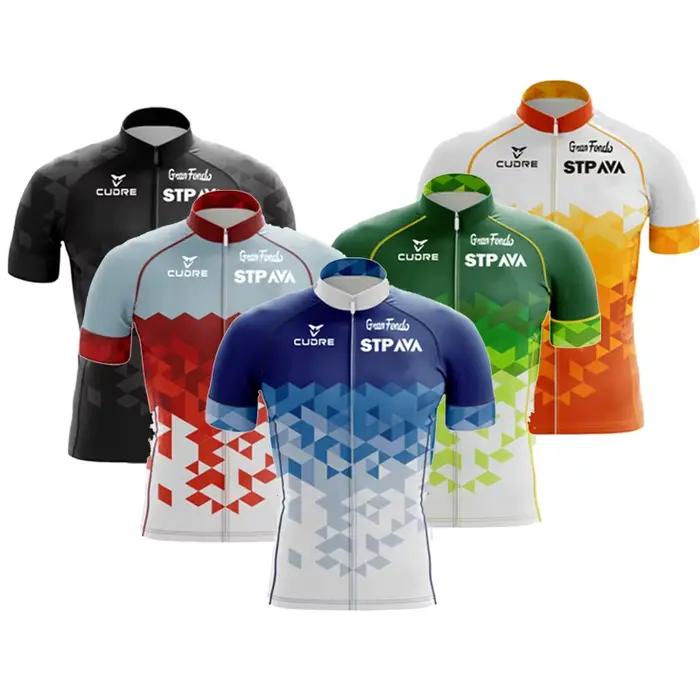 Maillot de cyclisme, nouveau maillot de cyclisme anti-UV pour l'été, ensemble respirant pour le sport, maillots de vélo de course, vêtements de cyclisme pour le VTT