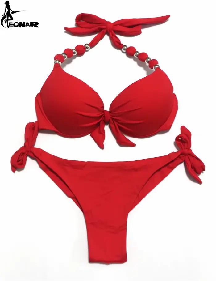 EONAR Push Up Bikini femmes pansement maillots de bain brésilien coupe bas