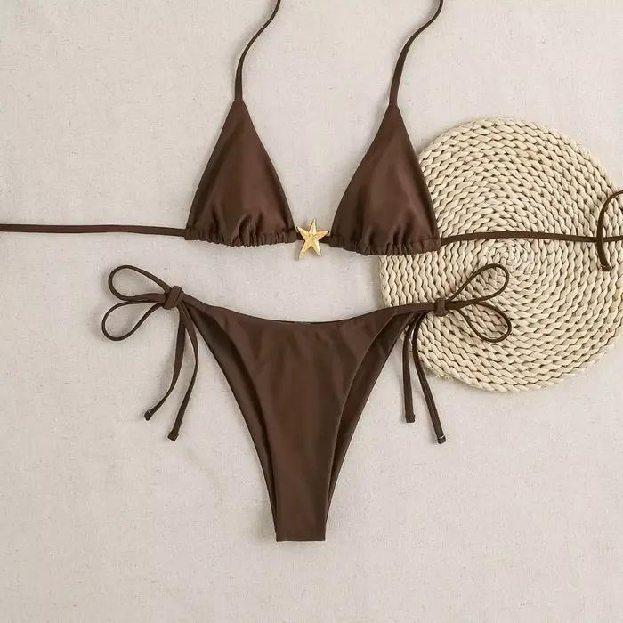 Maillot de bain fendu pour femmes