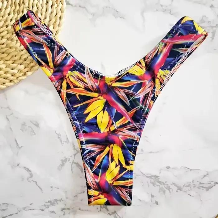 Nouveau maillot de bain brésilien taille haute pour femme