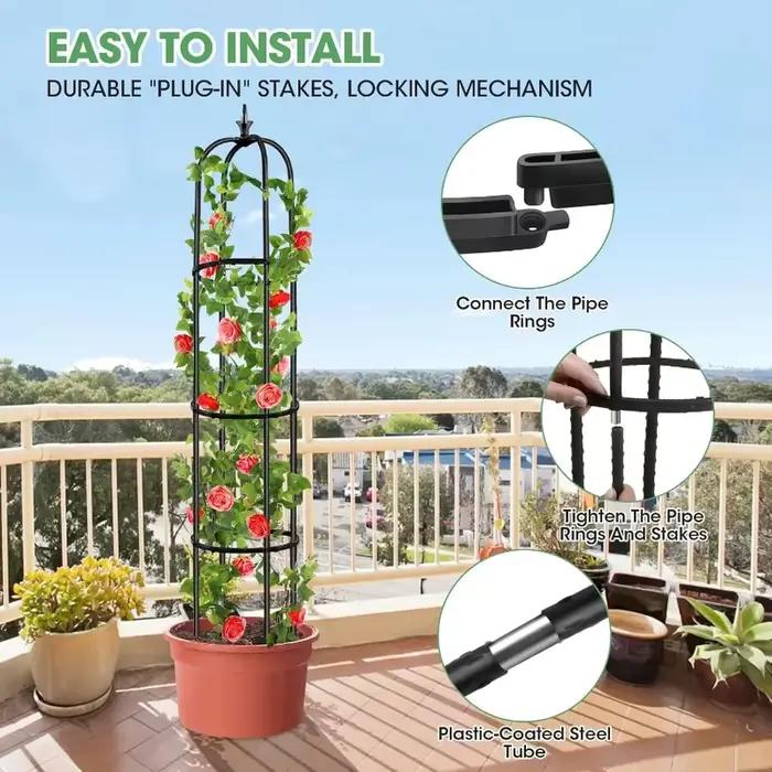Treillis d'extérieur pour la grimpée des roses |   Buissons de roses, fournitures de jardinage, comprenant des supports de structure, des supports pour pots de fleurs, des supports pour plantes