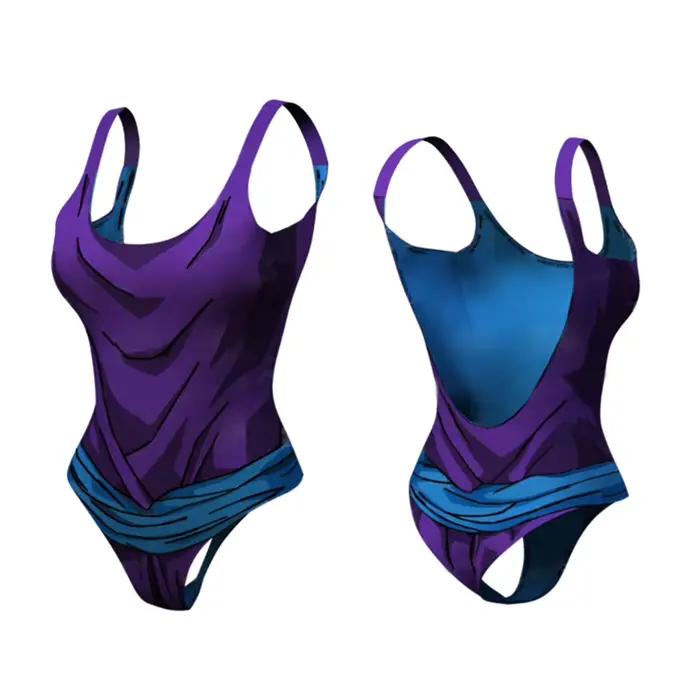 Maillots de bain unis une pièce maillot