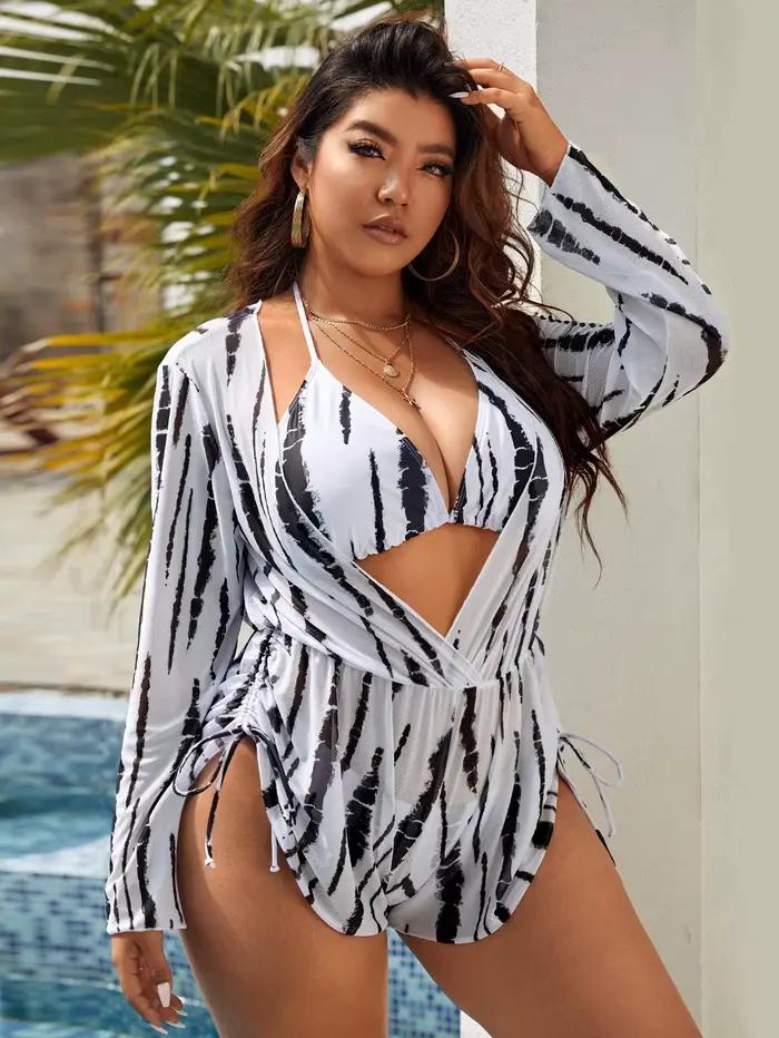 Maillot de bain bikini grande taille 2026 pour femme