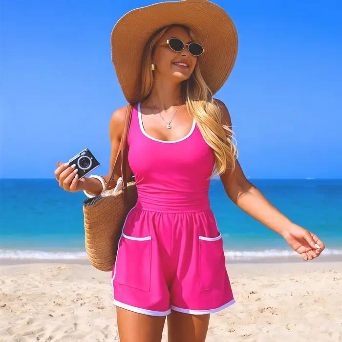 Maillot de bain une pièce sportif conservateur pour femmes
