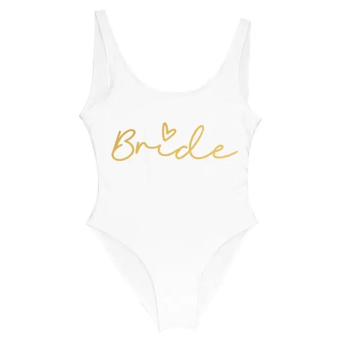 Maillot de bain une pièce blanc pour femme