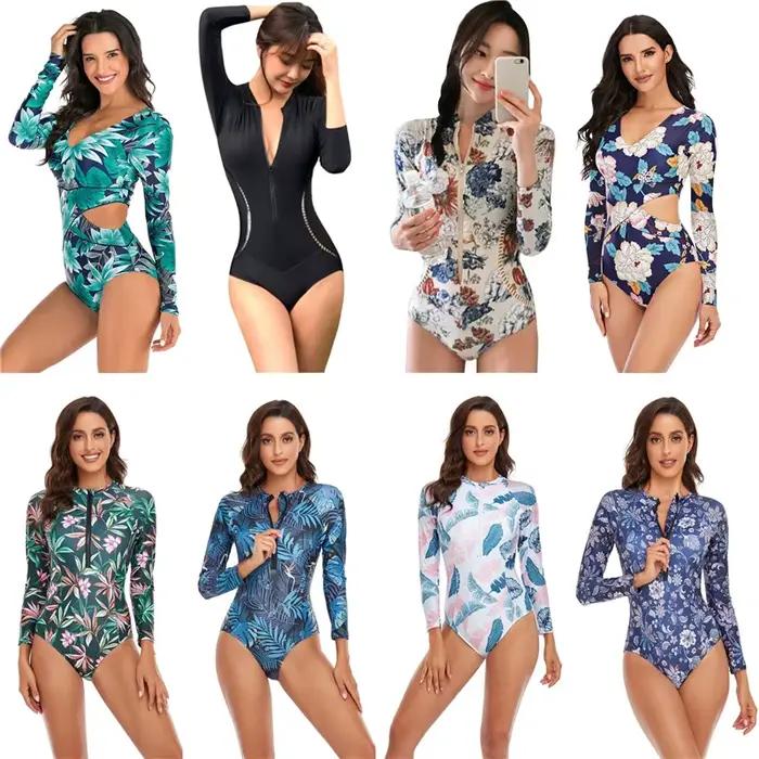 Femmes athlétique une pièce maillots de bain éruption garde maillot