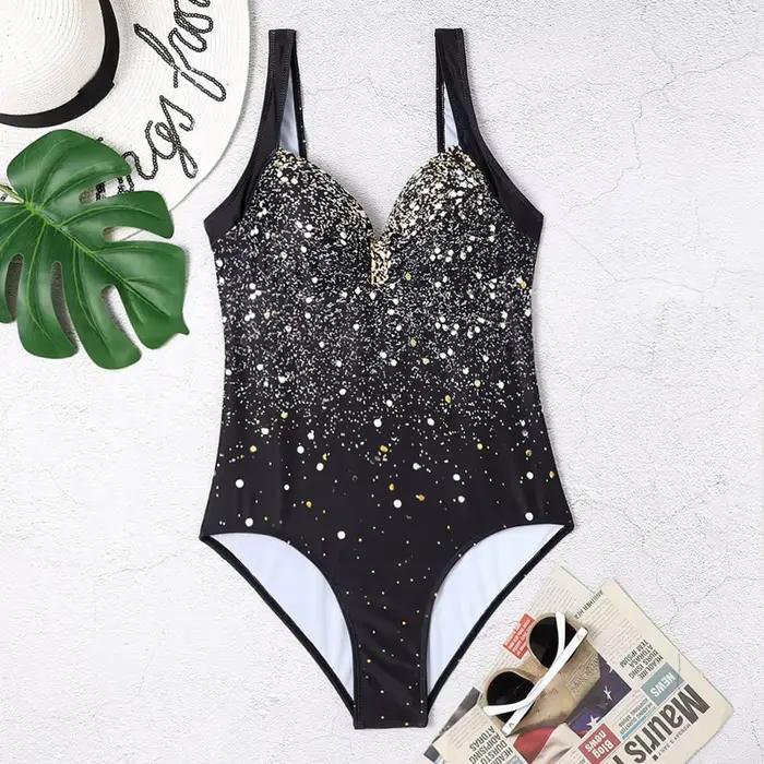 Été une pièce grands maillots de bain fermé grande taille