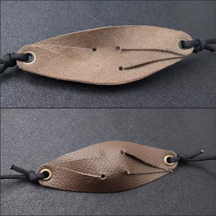 Sangle en cuir, accessoire de randonnée et de tir en plein air, pour lancer des balles de baseball, des pierres, jouet d'entretenissement pour animaux de compagnie.