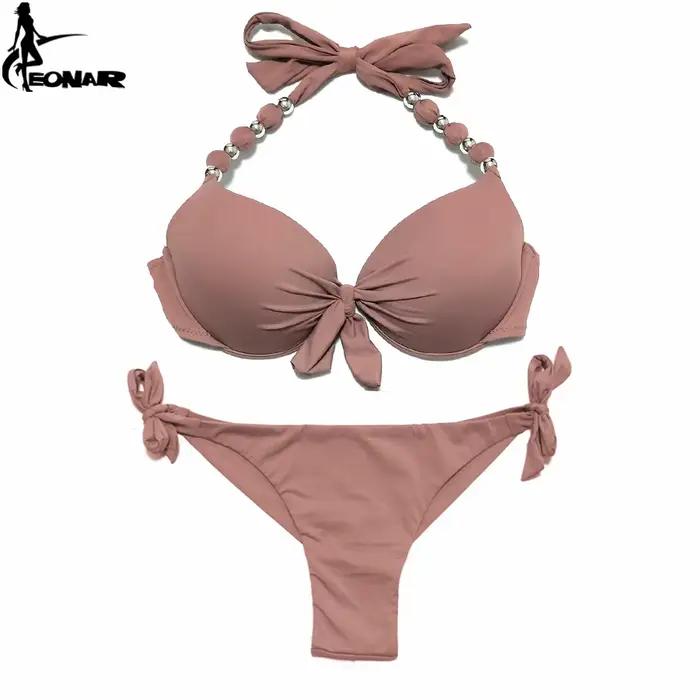 EONAR Push Up Bikini femmes pansement maillots de bain brésilien coupe bas