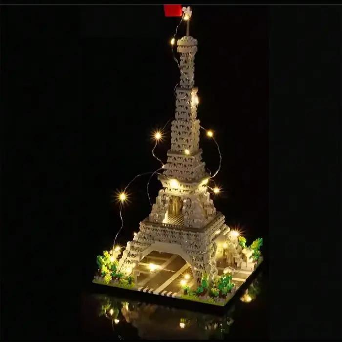 Paris Tour Eiffel Architecture importer Night Set, Souvenir exquis, Jouets, Cadeau parfait, Idéal pour défier et dos