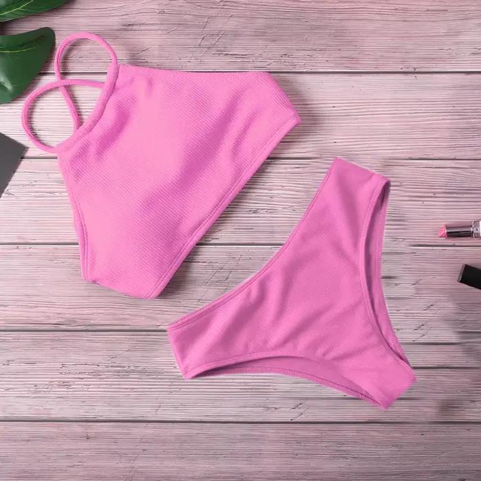 Bikini 2023 Sexy maillot de bain pour femme femmes côtelé
