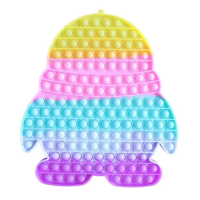 Jeu de société anti-stress pour enfants, jouet sensoriel à bulles à presser de 30 cm, grand format, pour l'autisme, AHDH autism