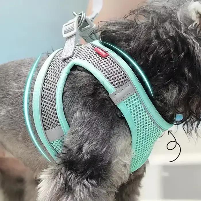 Ensemble de harnais pour chiot, accessoires pour chiens, gilet réglable pour animaux de compagnie, bouledogue français, Chihuahua, petit collier pour chien, fournitures, produits pour la maison