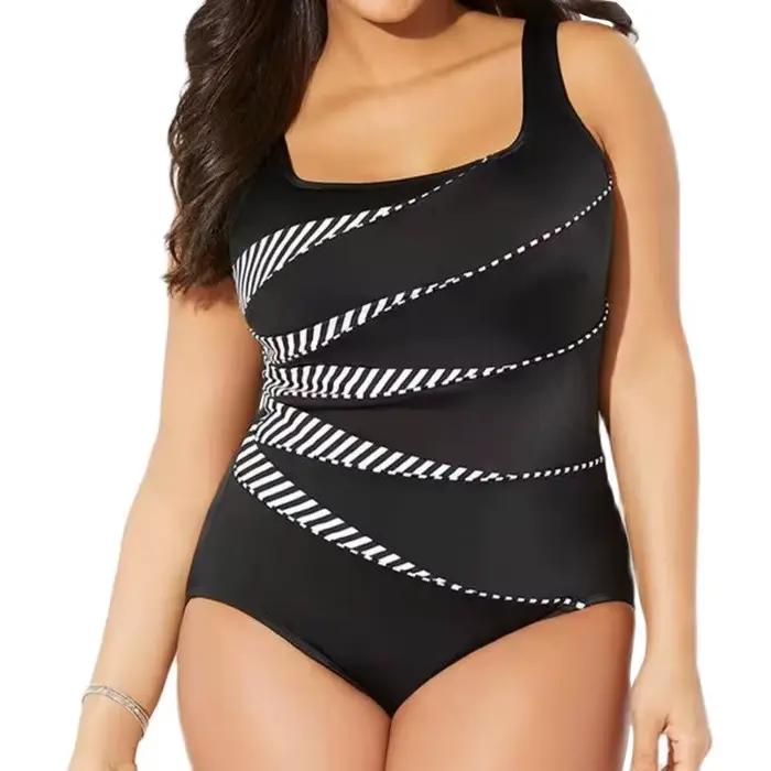 Maillot de bain une pièce grande taille 5XL