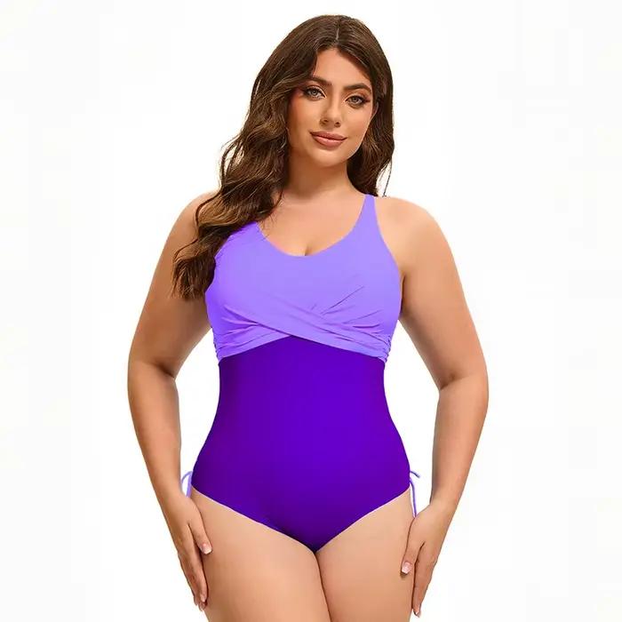 Maillot de bain une pièce grande taille pour femmes