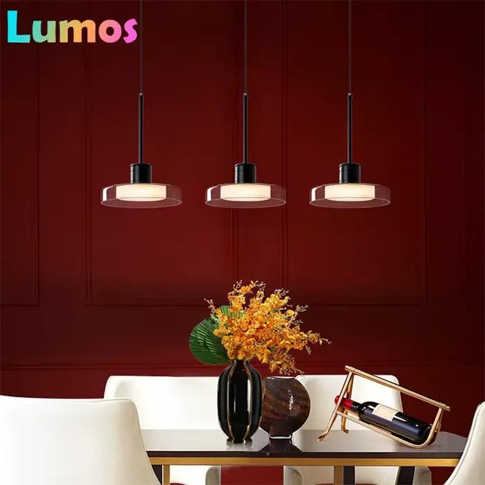Lampe suspendue de styliste italien, Art créatif, en acrylique, ovni lévitant, pour salon, Restaurant, chambre à coucher, Table à manger