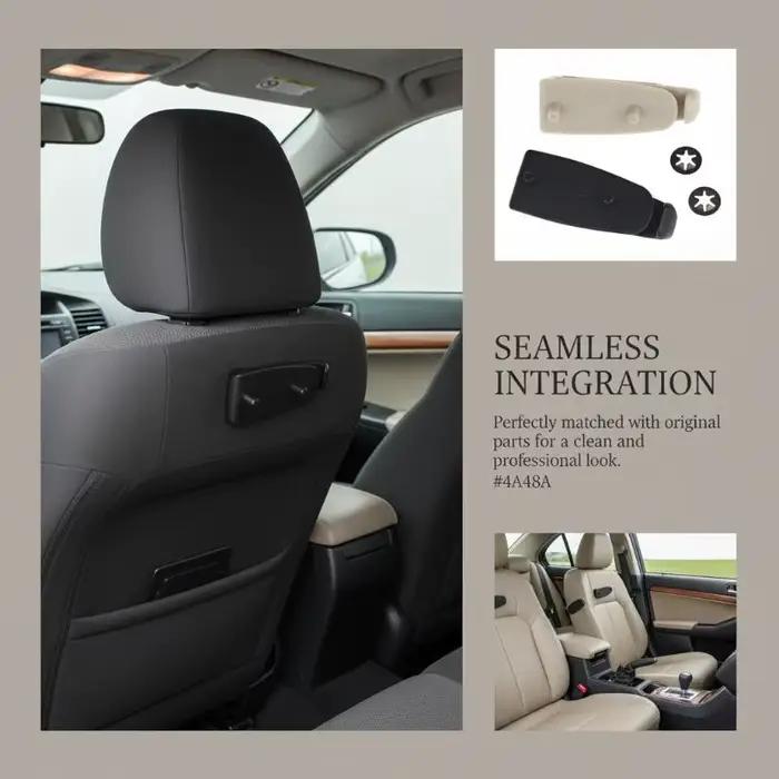 Clip de fixation pour ceinture de sécurité arrière – Accessoire intérieur de voiture, installation facile, organisateur de sécurité pour la conduite quotidienne