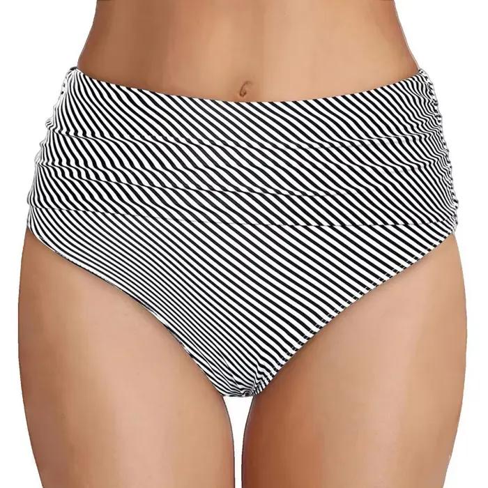Traje De BañO Mujer 2025 Femmes Taille Haute Bas De Bikini Coupe