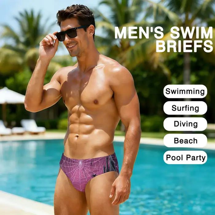 Maillot de bain triangle slim fit en toile de toile d'araignée
