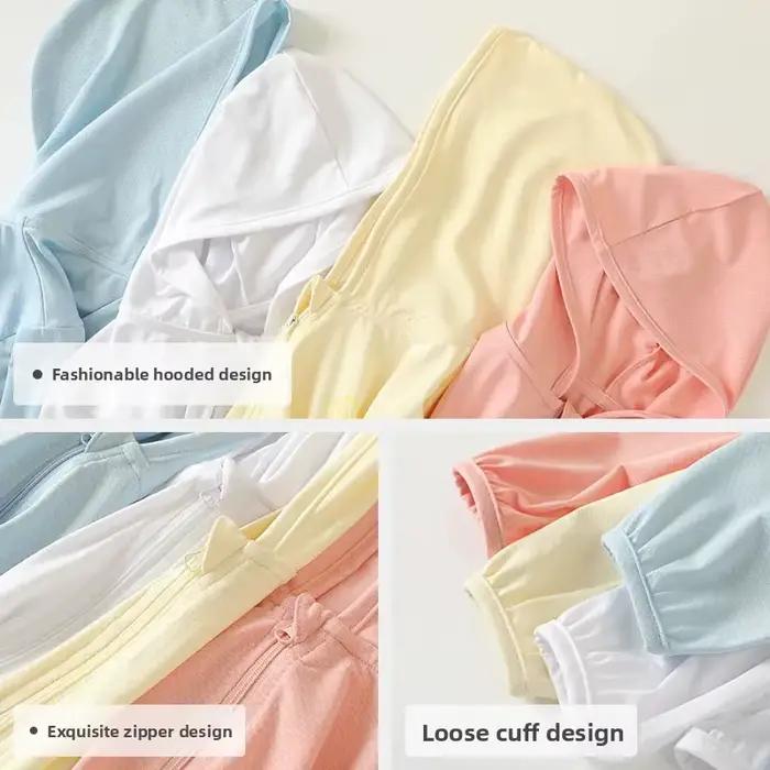 Veste de protection solaire UV pour enfants, unisexe, respirante, légère, pour bébé, tout-petit, voyage en plein air, été, douce, portable
