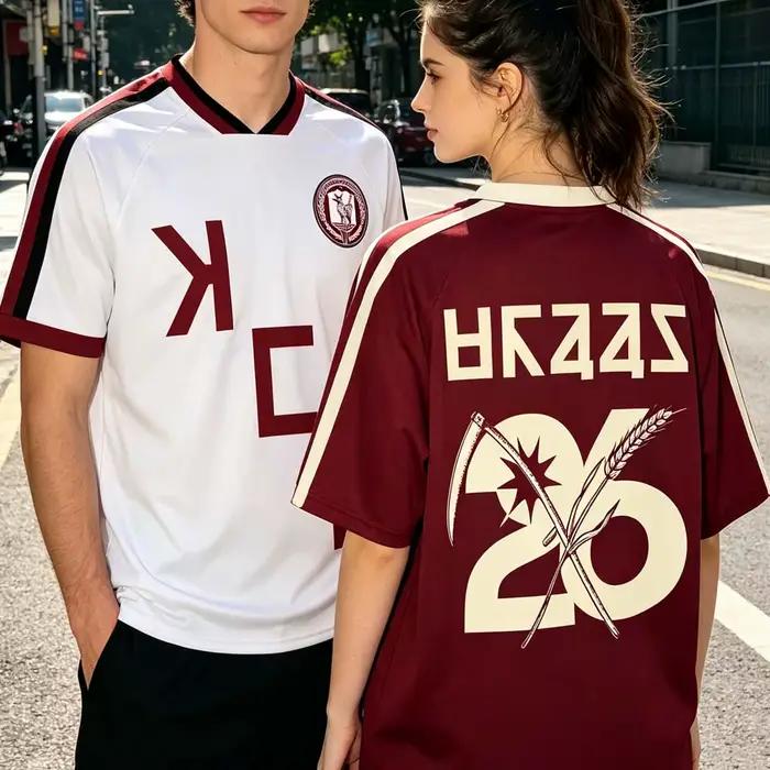 Maillot de football MCR The Black Parade Tour 2026 My Chemical Romance, t-shirts de football unisexes, streetwear, t-shirts à manches courtes tendance